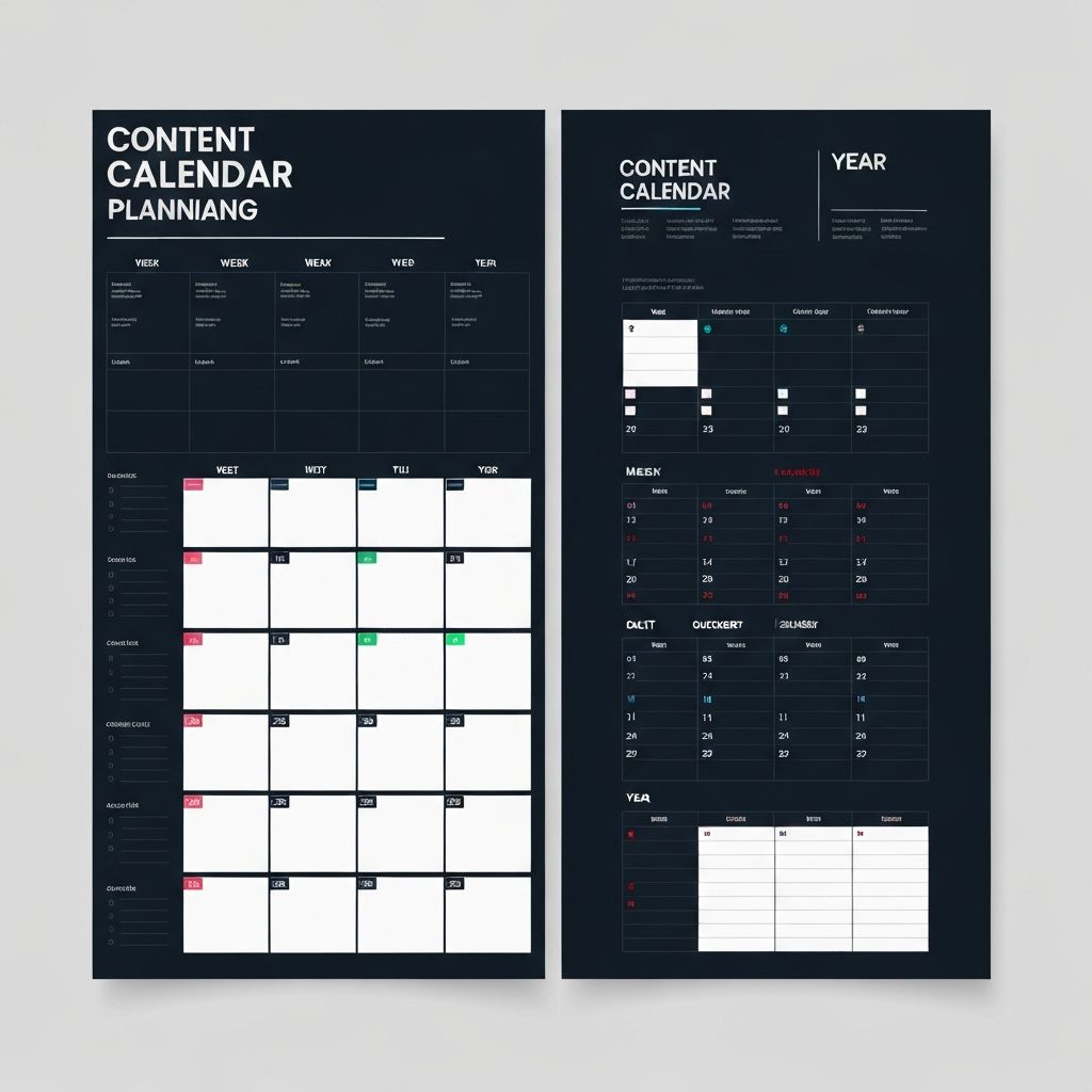 CONTENT CALENDAR TEMPLATES FOR BUSY CREATORS